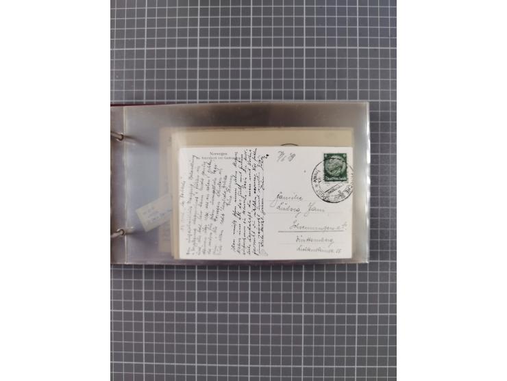 1934/39, Sammlung “Kraft durch Freude” mit ca. 240 Briefen, Karten und GSK inkl. Stempel des "LLOYD BREMEN", dazu Fotos, Schi