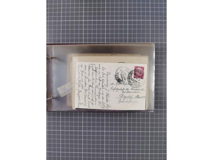 1934/39, Sammlung “Kraft durch Freude” mit ca. 240 Briefen, Karten und GSK inkl. Stempel des "LLOYD BREMEN", dazu Fotos, Schi