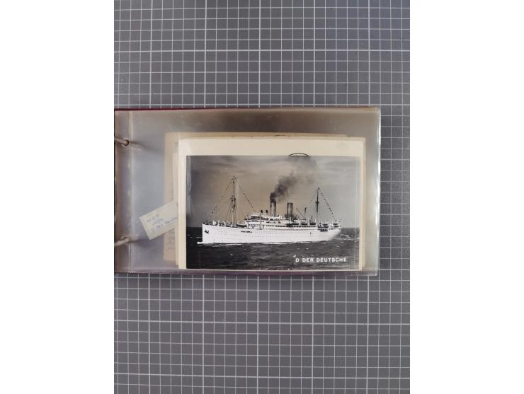 1934/39, Sammlung “Kraft durch Freude” mit ca. 240 Briefen, Karten und GSK inkl. Stempel des "LLOYD BREMEN", dazu Fotos, Schi