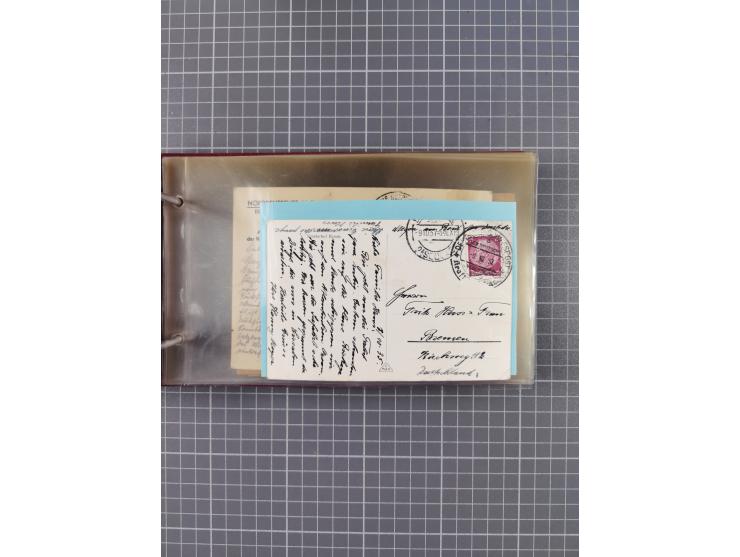 1934/39, Sammlung “Kraft durch Freude” mit ca. 240 Briefen, Karten und GSK inkl. Stempel des "LLOYD BREMEN", dazu Fotos, Schi