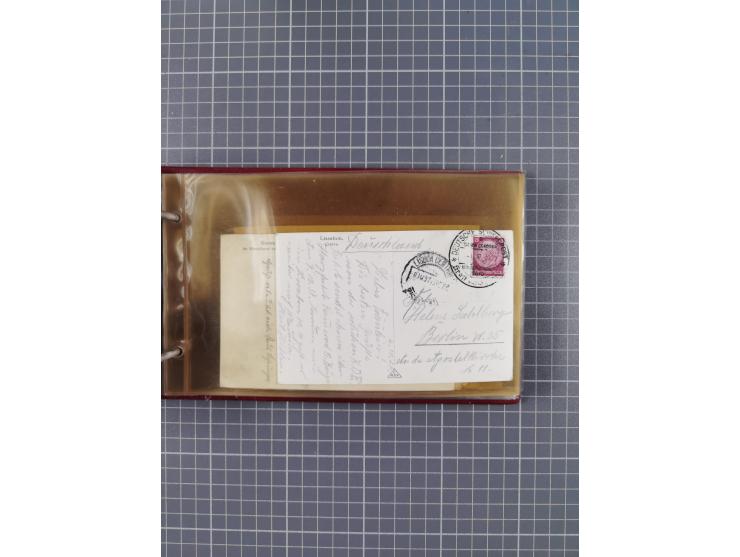 1934/39, Sammlung “Kraft durch Freude” mit ca. 240 Briefen, Karten und GSK inkl. Stempel des "LLOYD BREMEN", dazu Fotos, Schi