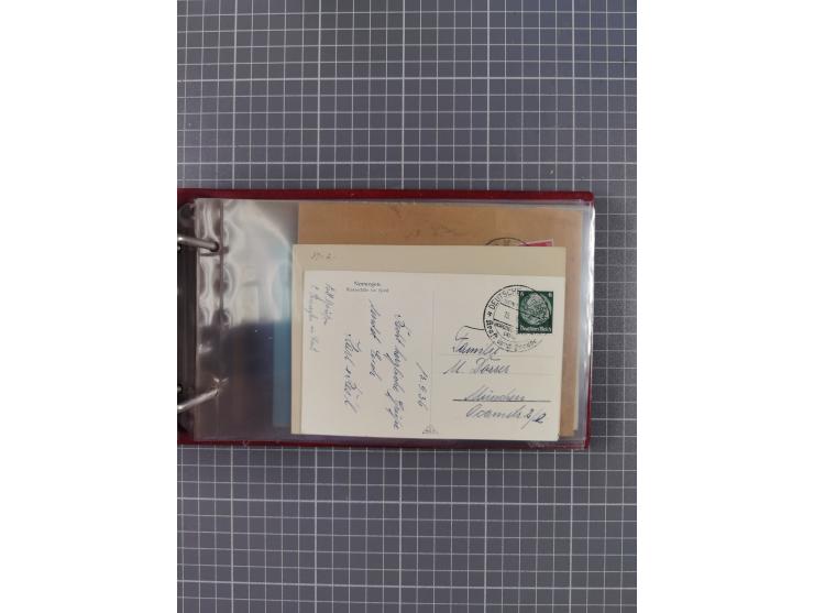 1934/39, Sammlung “Kraft durch Freude” mit ca. 240 Briefen, Karten und GSK inkl. Stempel des "LLOYD BREMEN", dazu Fotos, Schi