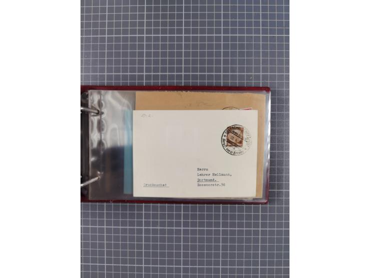 1934/39, Sammlung “Kraft durch Freude” mit ca. 240 Briefen, Karten und GSK inkl. Stempel des "LLOYD BREMEN", dazu Fotos, Schi