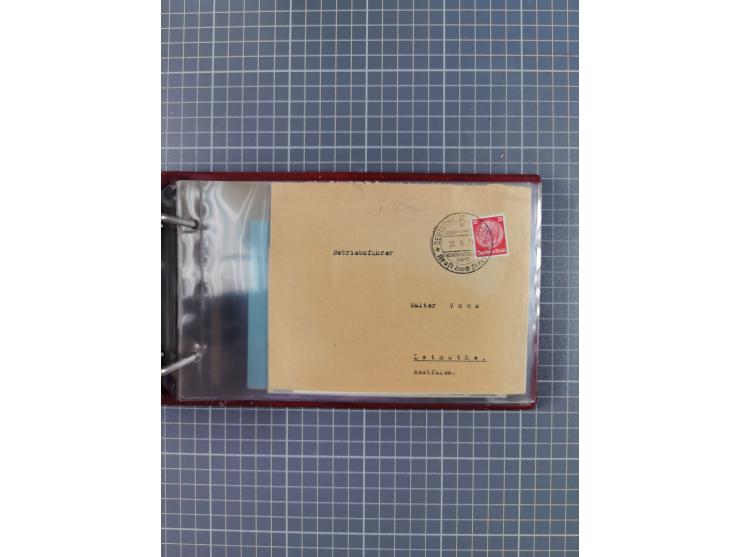 1934/39, Sammlung “Kraft durch Freude” mit ca. 240 Briefen, Karten und GSK inkl. Stempel des "LLOYD BREMEN", dazu Fotos, Schi