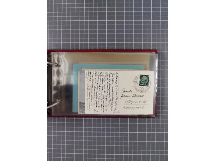 1934/39, Sammlung “Kraft durch Freude” mit ca. 240 Briefen, Karten und GSK inkl. Stempel des "LLOYD BREMEN", dazu Fotos, Schi