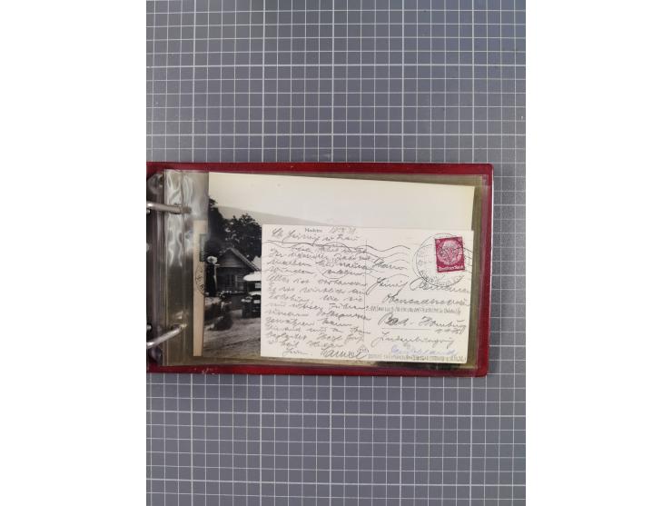 1934/39, Sammlung “Kraft durch Freude” mit ca. 240 Briefen, Karten und GSK inkl. Stempel des "LLOYD BREMEN", dazu Fotos, Schi