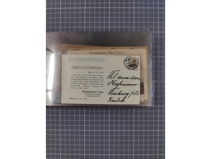 1898/1934, kleine Sammlung “Nordlandfahrten” inkl. Seeschiffspost Nordlandreisen ab 1931 mit 17 Briefen und Karten, dabei u.a