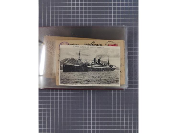 1898/1934, kleine Sammlung “Nordlandfahrten” inkl. Seeschiffspost Nordlandreisen ab 1931 mit 17 Briefen und Karten, dabei u.a