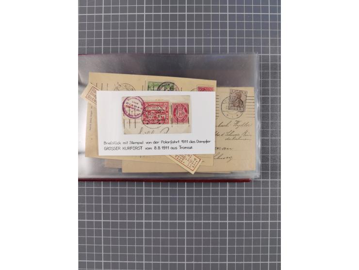 1898/1934, kleine Sammlung “Nordlandfahrten” inkl. Seeschiffspost Nordlandreisen ab 1931 mit 17 Briefen und Karten, dabei u.a