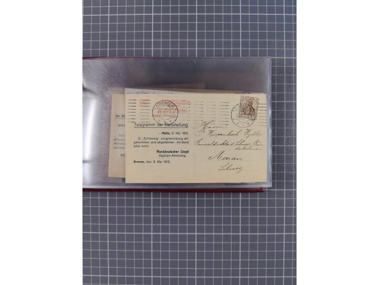1898/1934, kleine Sammlung “Nordlandfahrten” inkl. Seeschiffspost Nordlandreisen ab 1931 mit 17 Briefen und Karten, dabei u.a