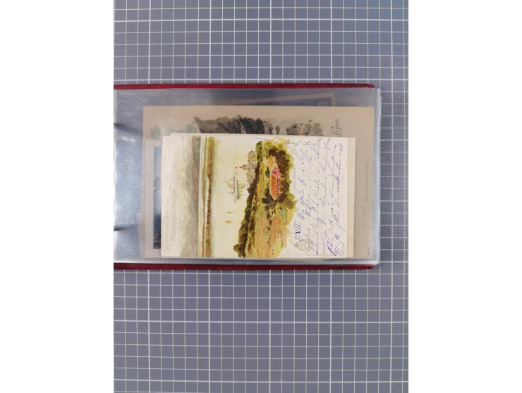 1898/1934, kleine Sammlung “Nordlandfahrten” inkl. Seeschiffspost Nordlandreisen ab 1931 mit 17 Briefen und Karten, dabei u.a