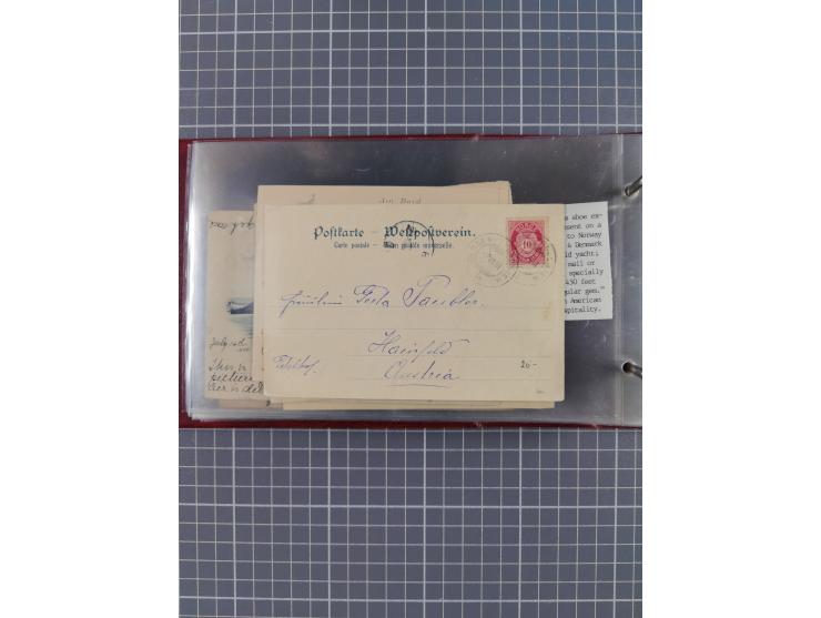 1898/1934, kleine Sammlung “Nordlandfahrten” inkl. Seeschiffspost Nordlandreisen ab 1931 mit 17 Briefen und Karten, dabei u.a