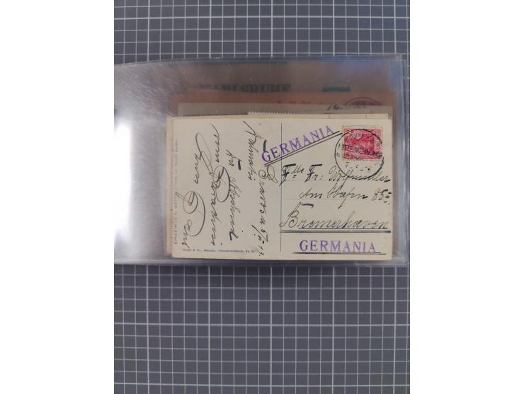 1908/39, Sammlung “Sonderreisen” des NDL und der HAPAG mit ca. 135 Briefen, Karten und GSK inkl. gebrauchten Telegramm-Karten