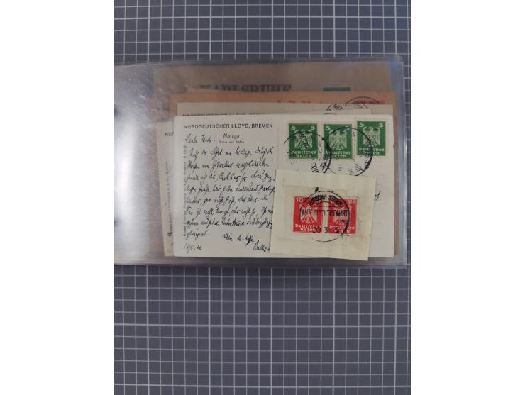 1908/39, Sammlung “Sonderreisen” des NDL und der HAPAG mit ca. 135 Briefen, Karten und GSK inkl. gebrauchten Telegramm-Karten
