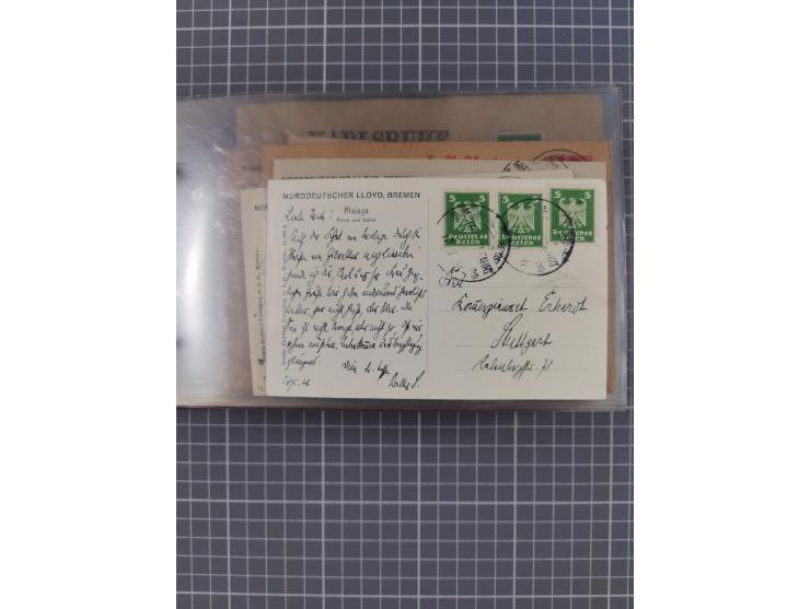1908/39, Sammlung “Sonderreisen” des NDL und der HAPAG mit ca. 135 Briefen, Karten und GSK inkl. gebrauchten Telegramm-Karten