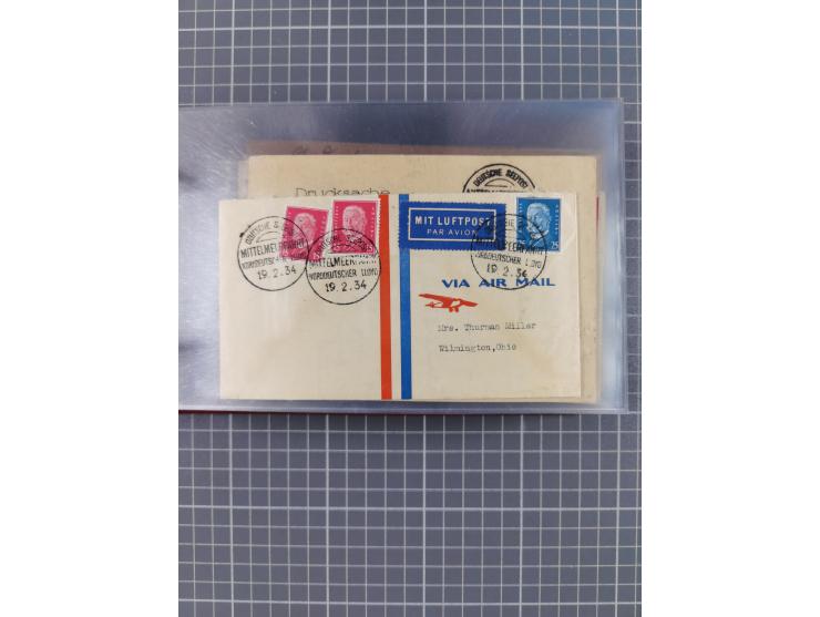 1908/39, Sammlung “Sonderreisen” des NDL und der HAPAG mit ca. 135 Briefen, Karten und GSK inkl. gebrauchten Telegramm-Karten