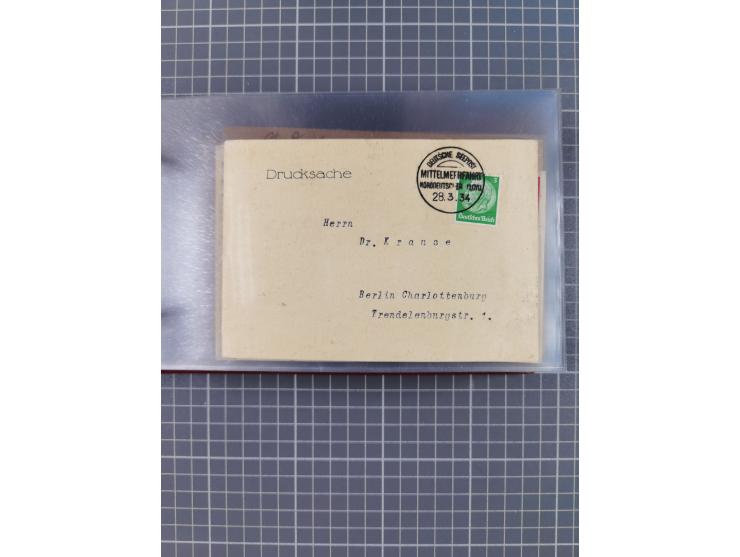 1908/39, Sammlung “Sonderreisen” des NDL und der HAPAG mit ca. 135 Briefen, Karten und GSK inkl. gebrauchten Telegramm-Karten