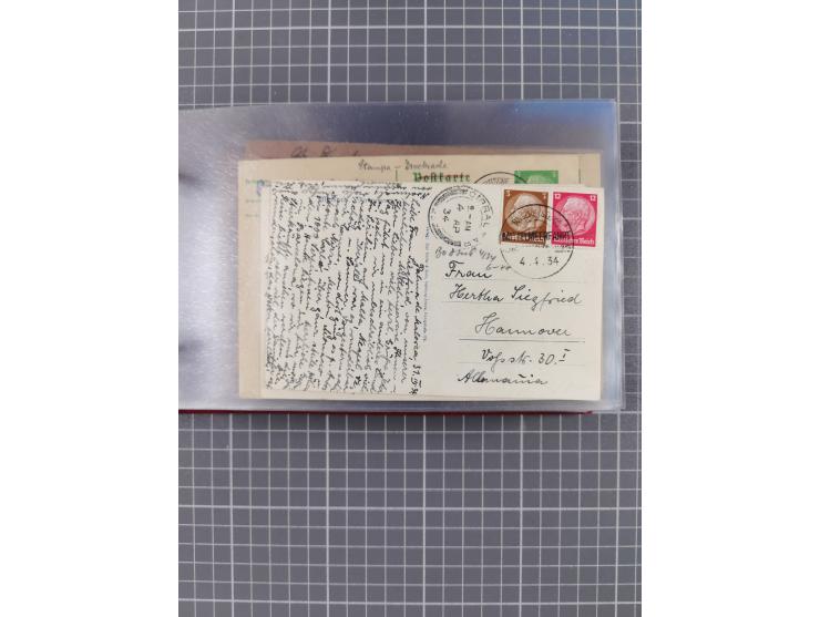 1908/39, Sammlung “Sonderreisen” des NDL und der HAPAG mit ca. 135 Briefen, Karten und GSK inkl. gebrauchten Telegramm-Karten