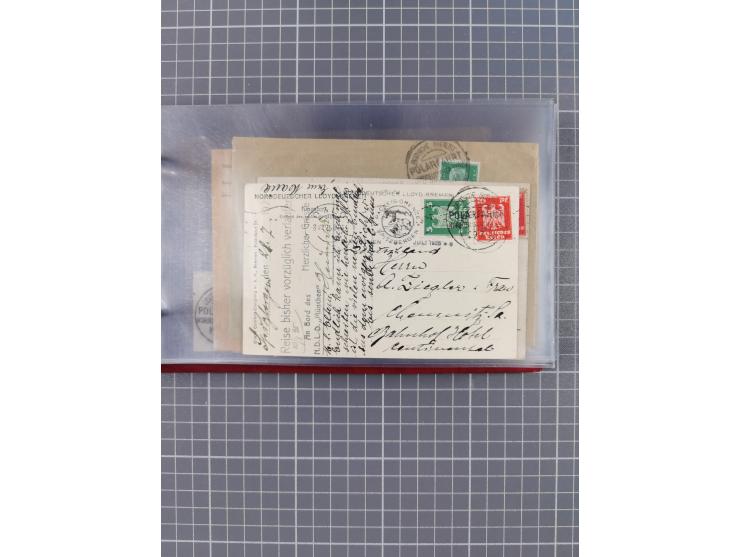 1908/39, Sammlung “Sonderreisen” des NDL und der HAPAG mit ca. 135 Briefen, Karten und GSK inkl. gebrauchten Telegramm-Karten