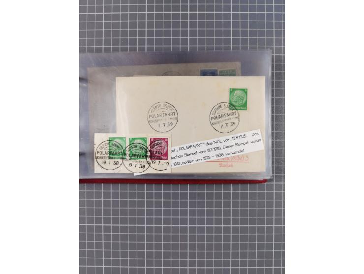 1908/39, Sammlung “Sonderreisen” des NDL und der HAPAG mit ca. 135 Briefen, Karten und GSK inkl. gebrauchten Telegramm-Karten