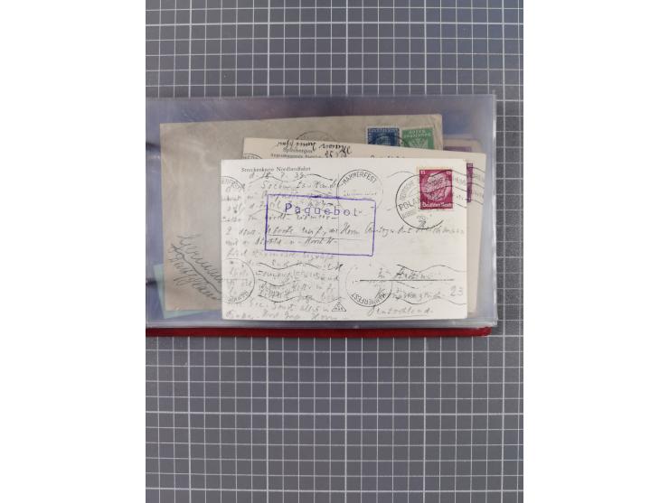 1908/39, Sammlung “Sonderreisen” des NDL und der HAPAG mit ca. 135 Briefen, Karten und GSK inkl. gebrauchten Telegramm-Karten