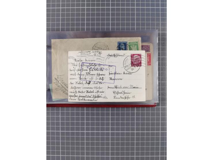 1908/39, Sammlung “Sonderreisen” des NDL und der HAPAG mit ca. 135 Briefen, Karten und GSK inkl. gebrauchten Telegramm-Karten