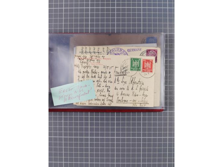 1908/39, Sammlung “Sonderreisen” des NDL und der HAPAG mit ca. 135 Briefen, Karten und GSK inkl. gebrauchten Telegramm-Karten