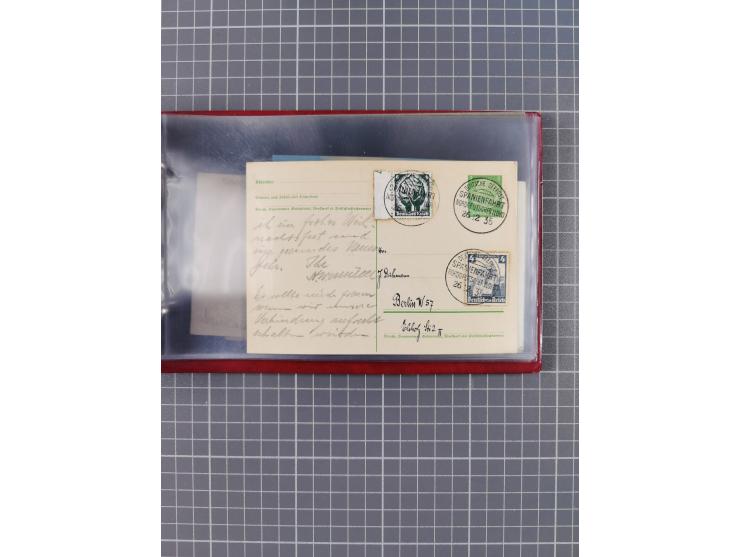 1908/39, Sammlung “Sonderreisen” des NDL und der HAPAG mit ca. 135 Briefen, Karten und GSK inkl. gebrauchten Telegramm-Karten