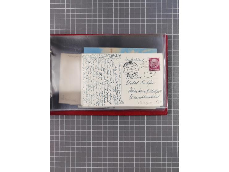 1908/39, Sammlung “Sonderreisen” des NDL und der HAPAG mit ca. 135 Briefen, Karten und GSK inkl. gebrauchten Telegramm-Karten