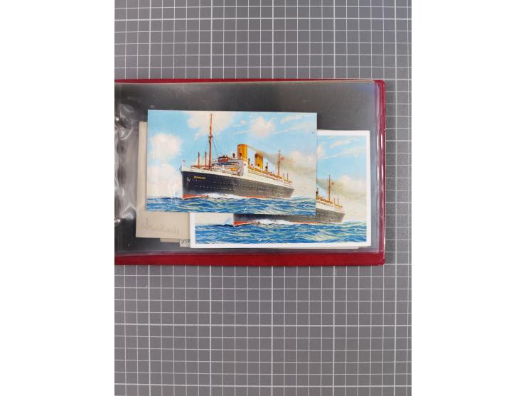 1908/39, Sammlung “Sonderreisen” des NDL und der HAPAG mit ca. 135 Briefen, Karten und GSK inkl. gebrauchten Telegramm-Karten