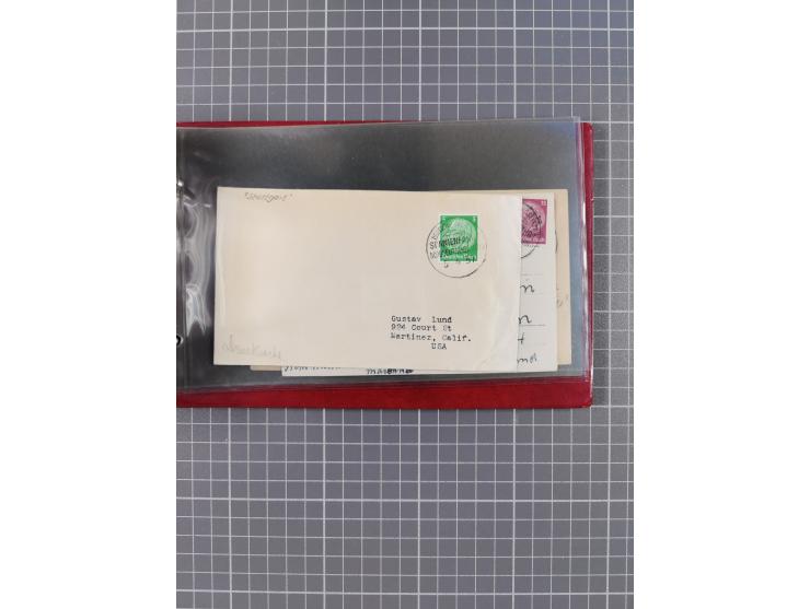 1908/39, Sammlung “Sonderreisen” des NDL und der HAPAG mit ca. 135 Briefen, Karten und GSK inkl. gebrauchten Telegramm-Karten