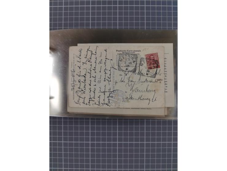 1908/39, Sammlung “Sonderreisen” des NDL und der HAPAG mit ca. 135 Briefen, Karten und GSK inkl. gebrauchten Telegramm-Karten