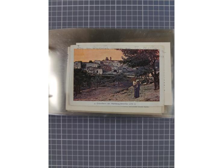 1908/39, Sammlung “Sonderreisen” des NDL und der HAPAG mit ca. 135 Briefen, Karten und GSK inkl. gebrauchten Telegramm-Karten