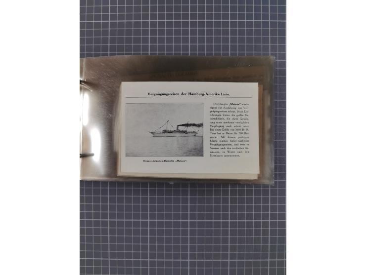 1908/39, Sammlung “Sonderreisen” des NDL und der HAPAG mit ca. 135 Briefen, Karten und GSK inkl. gebrauchten Telegramm-Karten