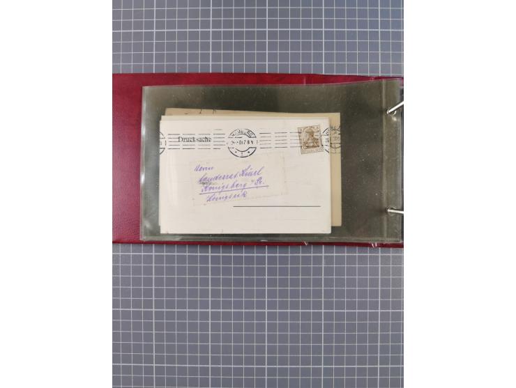 1908/39, Sammlung “Sonderreisen” des NDL und der HAPAG mit ca. 135 Briefen, Karten und GSK inkl. gebrauchten Telegramm-Karten