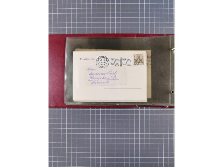 1908/39, Sammlung “Sonderreisen” des NDL und der HAPAG mit ca. 135 Briefen, Karten und GSK inkl. gebrauchten Telegramm-Karten