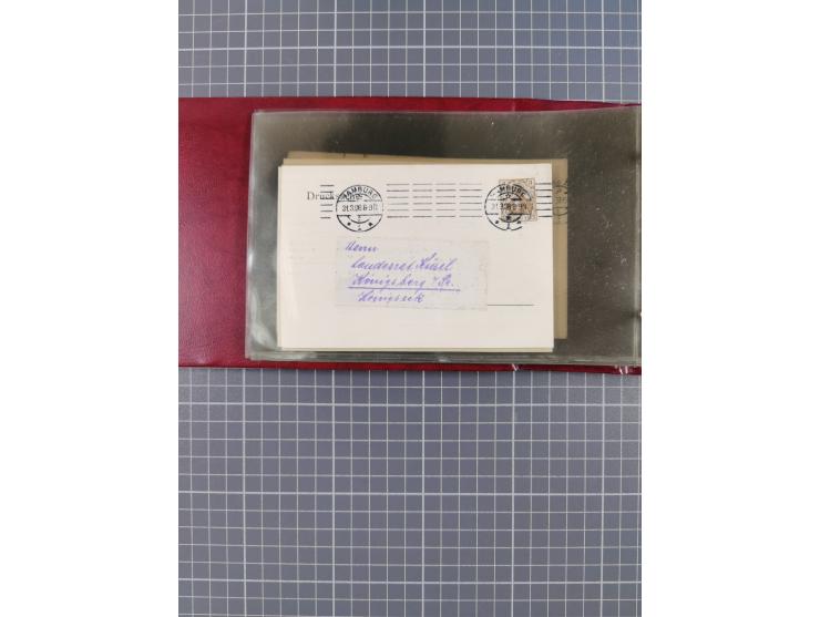 1908/39, Sammlung “Sonderreisen” des NDL und der HAPAG mit ca. 135 Briefen, Karten und GSK inkl. gebrauchten Telegramm-Karten