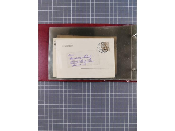 1908/39, Sammlung “Sonderreisen” des NDL und der HAPAG mit ca. 135 Briefen, Karten und GSK inkl. gebrauchten Telegramm-Karten