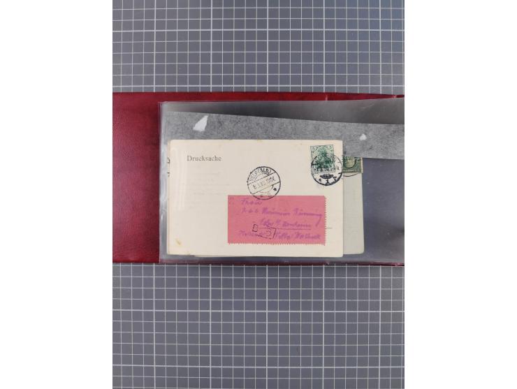 1908/39, Sammlung “Sonderreisen” des NDL und der HAPAG mit ca. 135 Briefen, Karten und GSK inkl. gebrauchten Telegramm-Karten