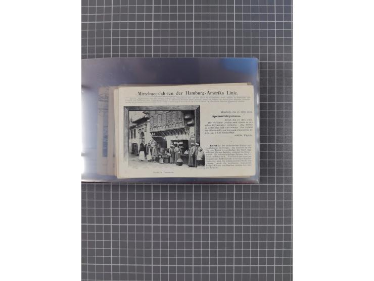 1908/39, Sammlung “Sonderreisen” des NDL und der HAPAG mit ca. 135 Briefen, Karten und GSK inkl. gebrauchten Telegramm-Karten