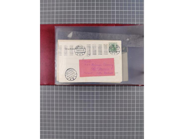 1908/39, Sammlung “Sonderreisen” des NDL und der HAPAG mit ca. 135 Briefen, Karten und GSK inkl. gebrauchten Telegramm-Karten