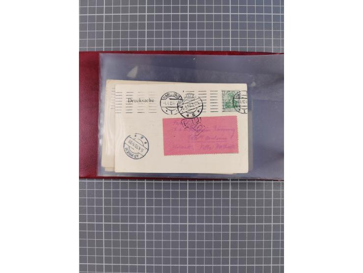 1908/39, Sammlung “Sonderreisen” des NDL und der HAPAG mit ca. 135 Briefen, Karten und GSK inkl. gebrauchten Telegramm-Karten