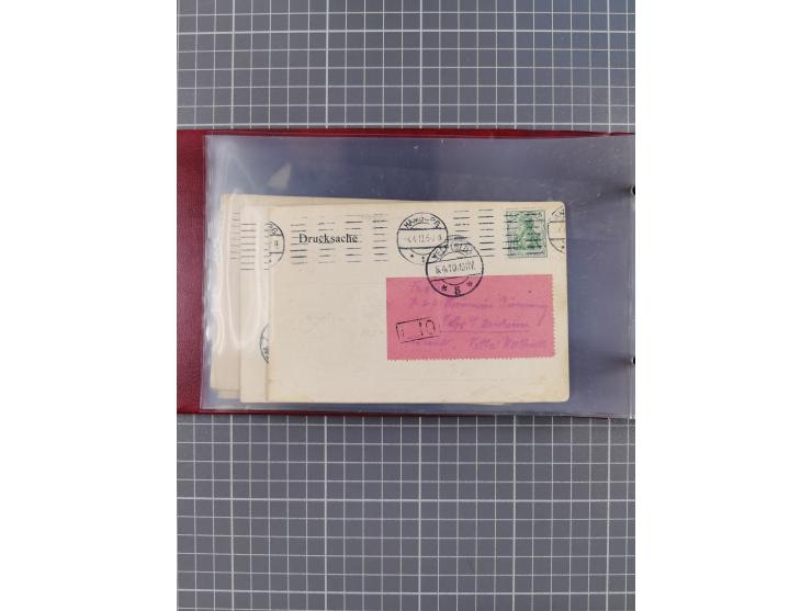 1908/39, Sammlung “Sonderreisen” des NDL und der HAPAG mit ca. 135 Briefen, Karten und GSK inkl. gebrauchten Telegramm-Karten