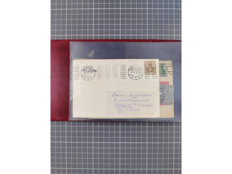 1908/39, Sammlung “Sonderreisen” des NDL und der HAPAG mit ca. 135 Briefen, Karten und GSK inkl. gebrauchten Telegramm-Karten