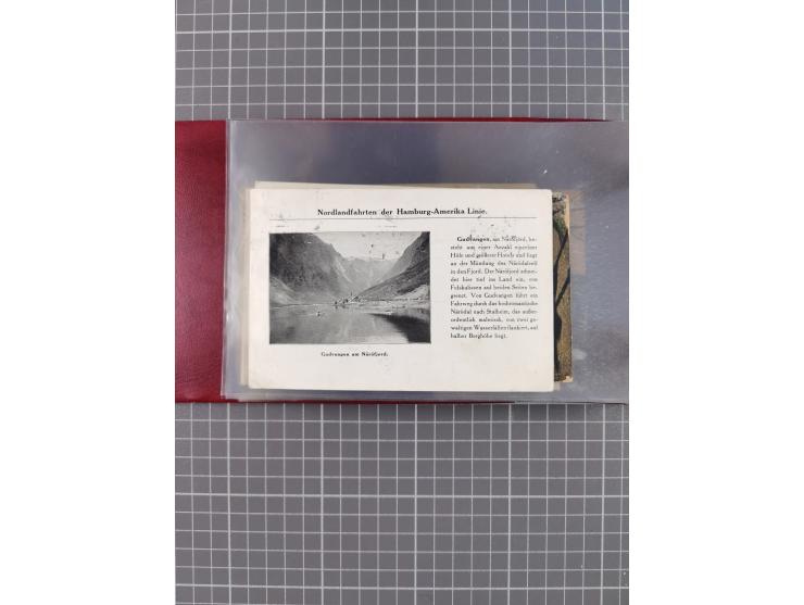 1908/39, Sammlung “Sonderreisen” des NDL und der HAPAG mit ca. 135 Briefen, Karten und GSK inkl. gebrauchten Telegramm-Karten