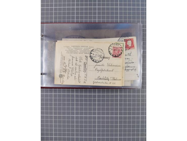 1908/39, Sammlung “Sonderreisen” des NDL und der HAPAG mit ca. 135 Briefen, Karten und GSK inkl. gebrauchten Telegramm-Karten