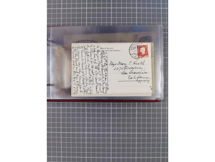 1908/39, Sammlung “Sonderreisen” des NDL und der HAPAG mit ca. 135 Briefen, Karten und GSK inkl. gebrauchten Telegramm-Karten