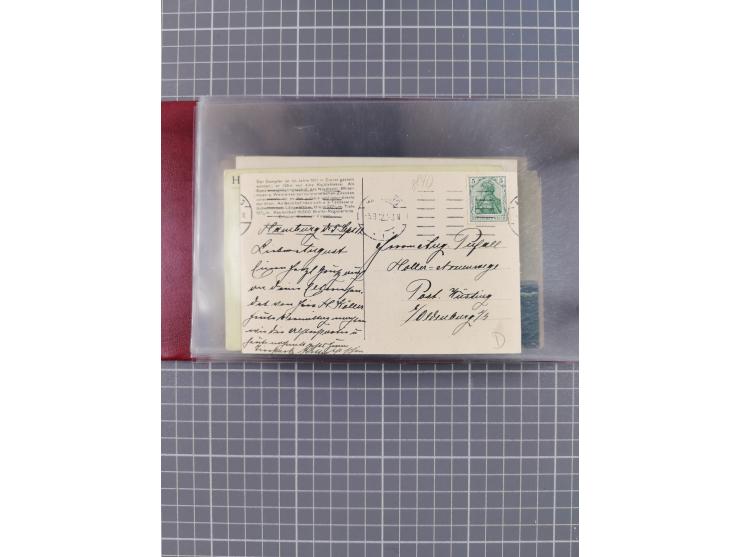 1908/39, Sammlung “Sonderreisen” des NDL und der HAPAG mit ca. 135 Briefen, Karten und GSK inkl. gebrauchten Telegramm-Karten