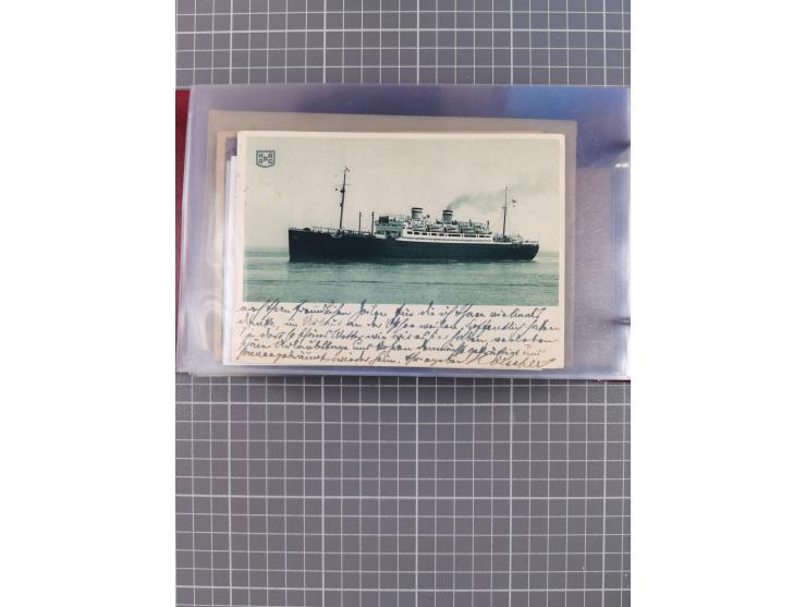 1908/39, Sammlung “Sonderreisen” des NDL und der HAPAG mit ca. 135 Briefen, Karten und GSK inkl. gebrauchten Telegramm-Karten