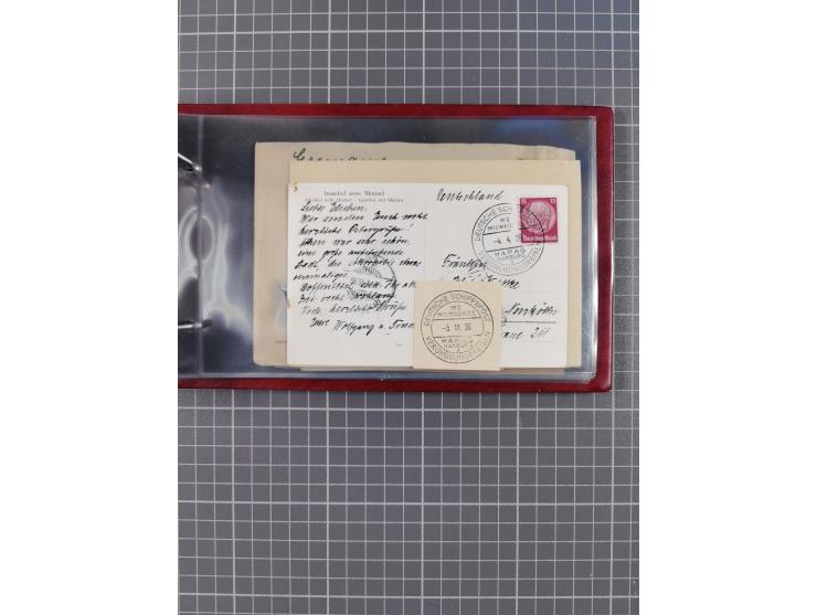 1908/39, Sammlung “Sonderreisen” des NDL und der HAPAG mit ca. 135 Briefen, Karten und GSK inkl. gebrauchten Telegramm-Karten